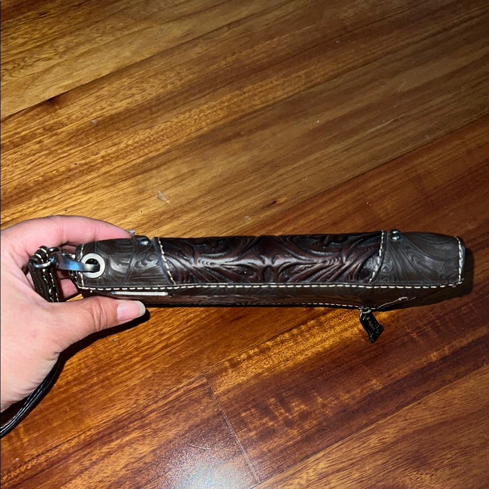 Embossed Wristlet Wallet - Picture 11 of 13